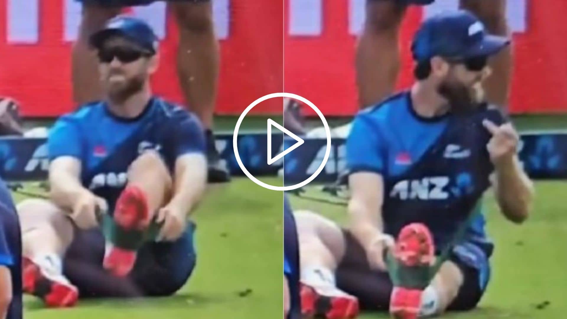 [Watch] Kane Williamson's Middle Finger Gesture After Being Hit By a Ball Goes Viral